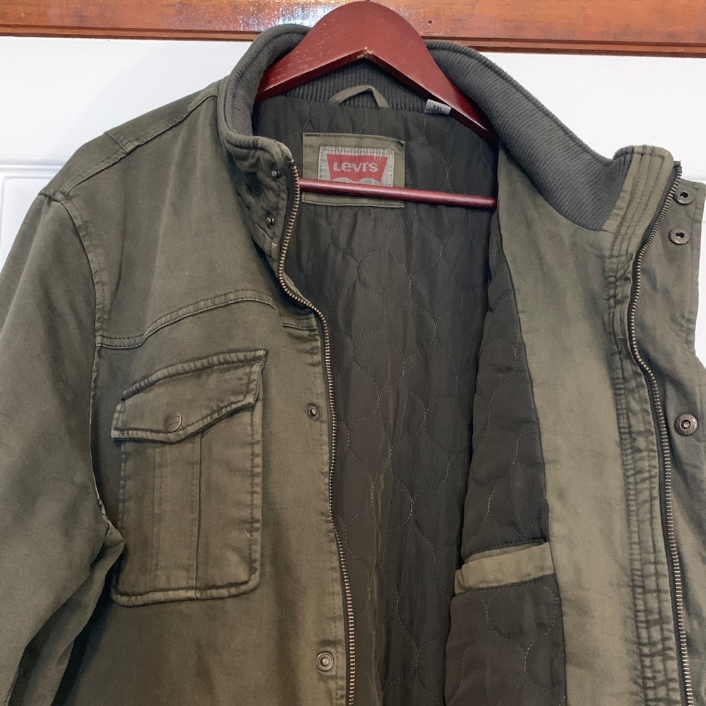Levi’s Men’s Green Canvas Jacket Gem